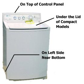 whirlpool washing machine serial number lookup